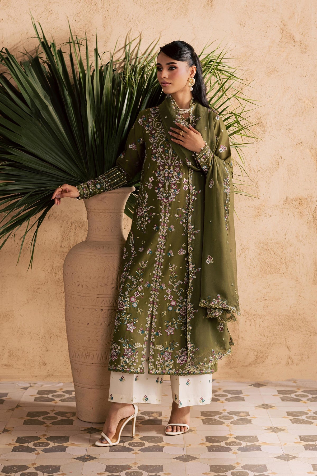 Batik | Festive Eid 26 | Meshal - by Libayah - Registered Vendor of : Batik - 100% Original Designer Dress