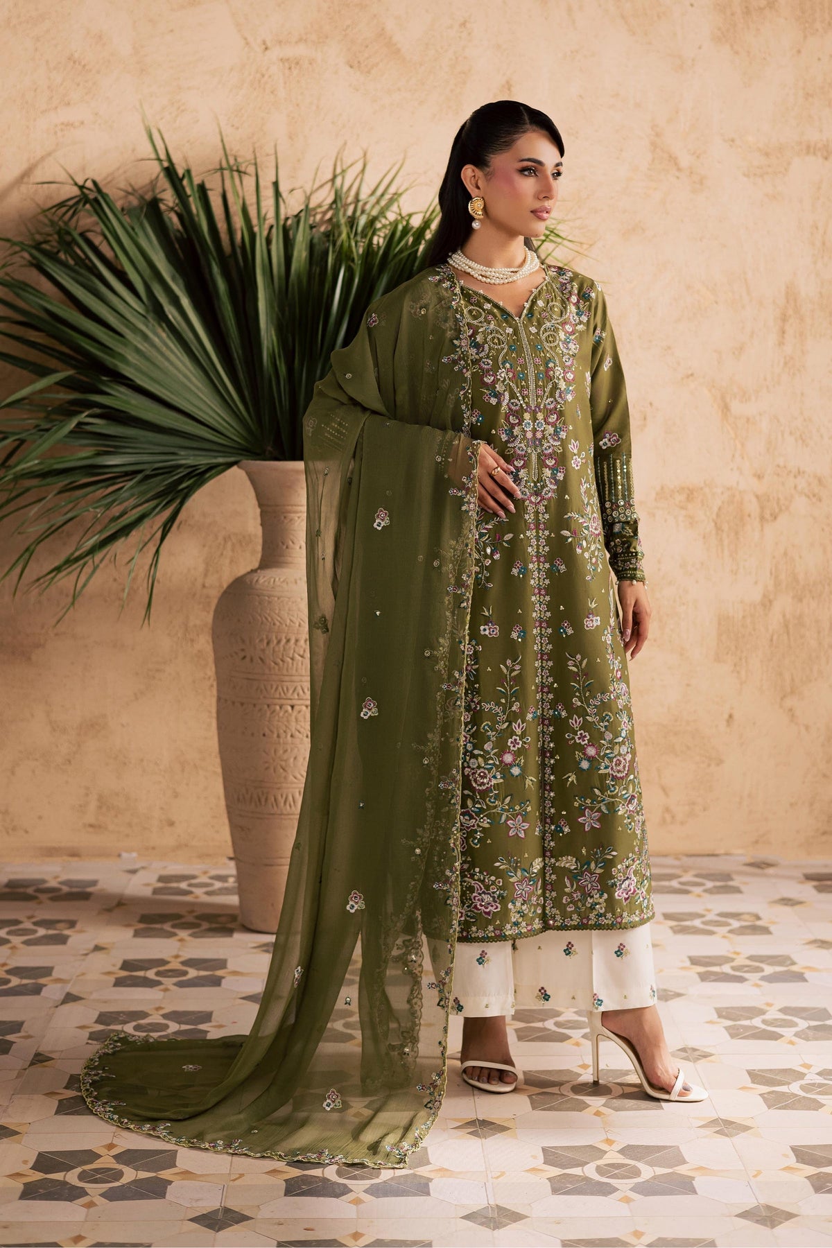 Batik | Festive Eid 26 | Meshal - by Libayah - Registered Vendor of : Batik - 100% Original Designer Dress