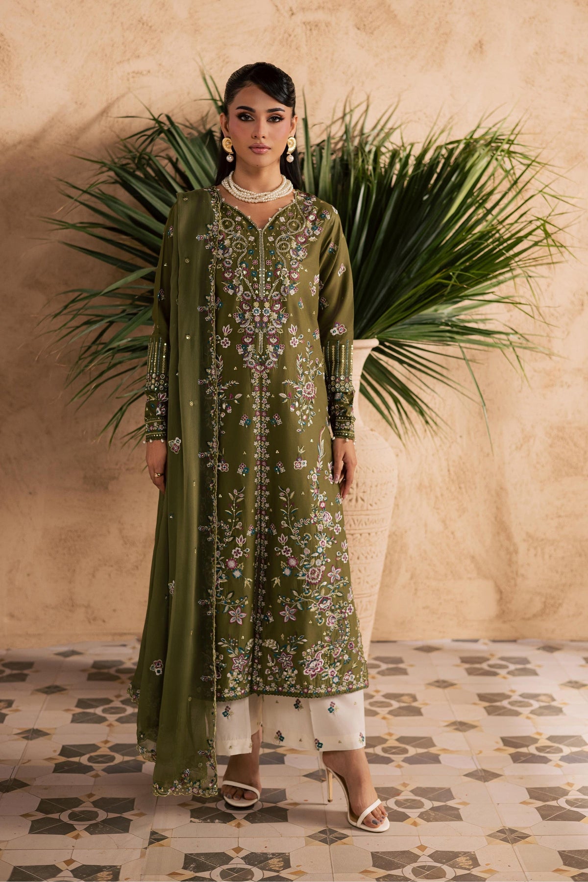 Batik | Festive Eid 26 | Meshal - by Libayah - Registered Vendor of : Batik - 100% Original Designer Dress
