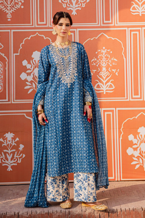 Batik | Festive Eid 26 | Midnight by Batik - Designer Dress  - Type : Ladies Clothes - Available at Libayah - 100% Original 