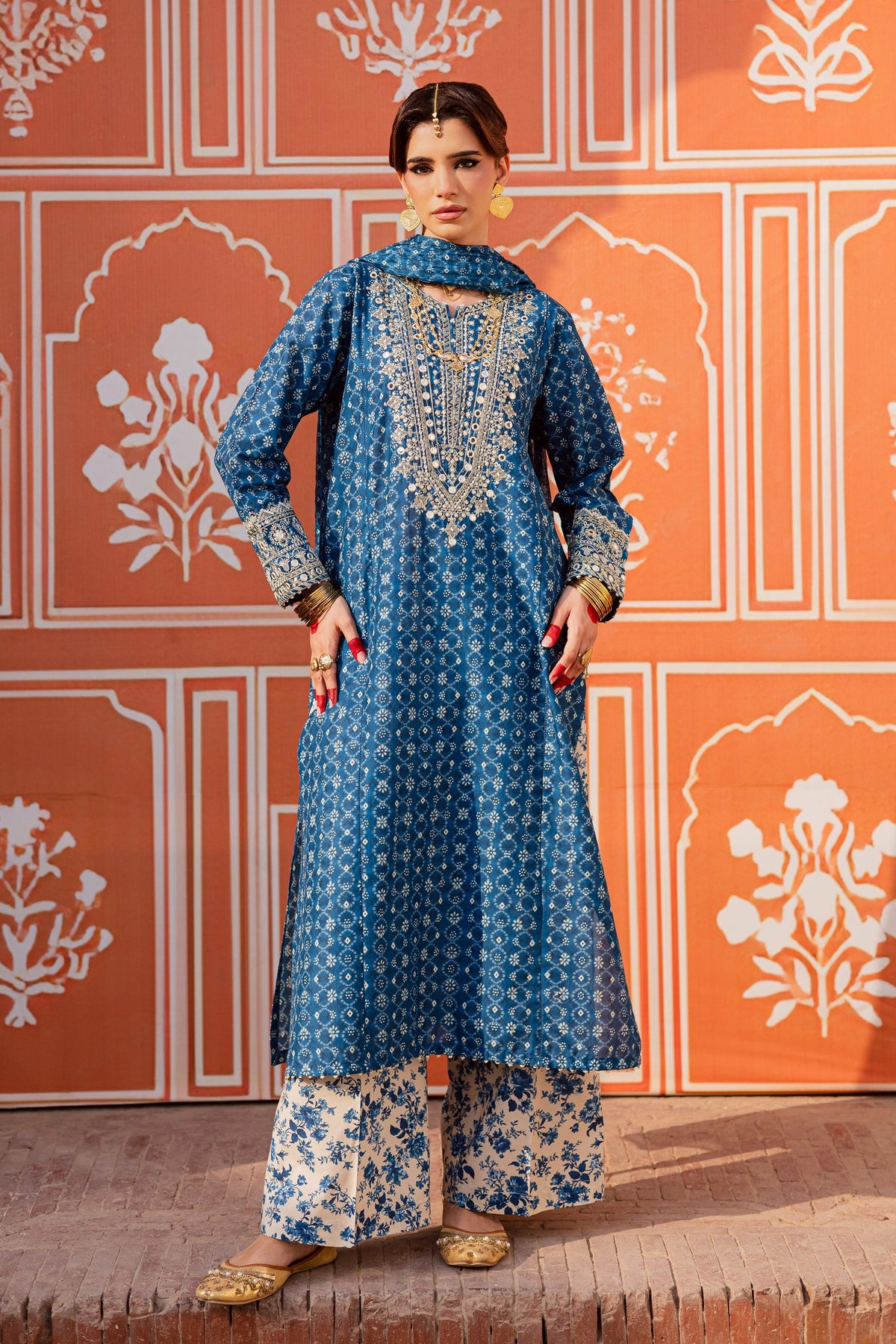 Batik | Festive Eid 26 | Midnight by Batik - Designer Dress  - Type : Ladies Clothes - Available at Libayah - 100% Original 
