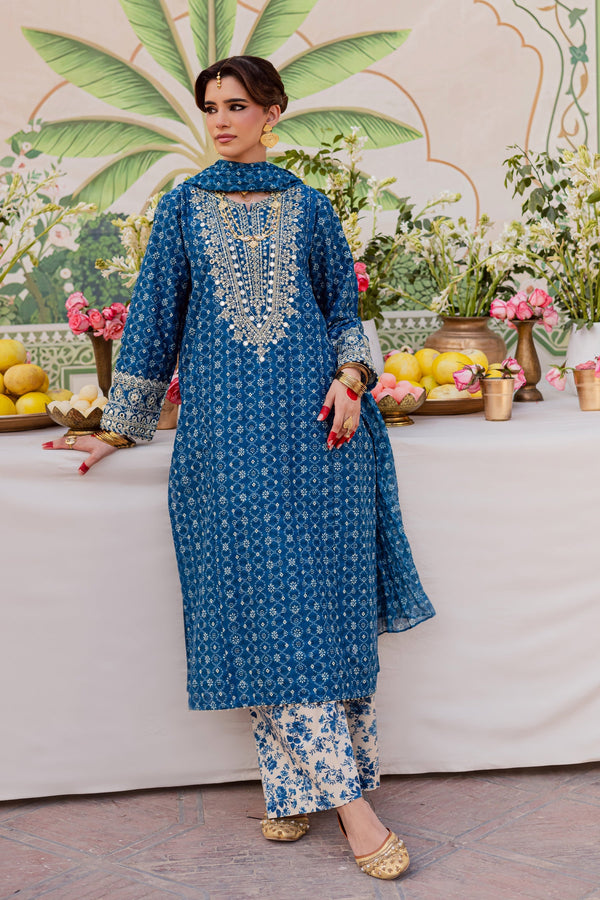 Batik | Festive Eid 26 | Midnight by Batik - Designer Dress  - Type : Ladies Clothes - Available at Libayah - 100% Original 