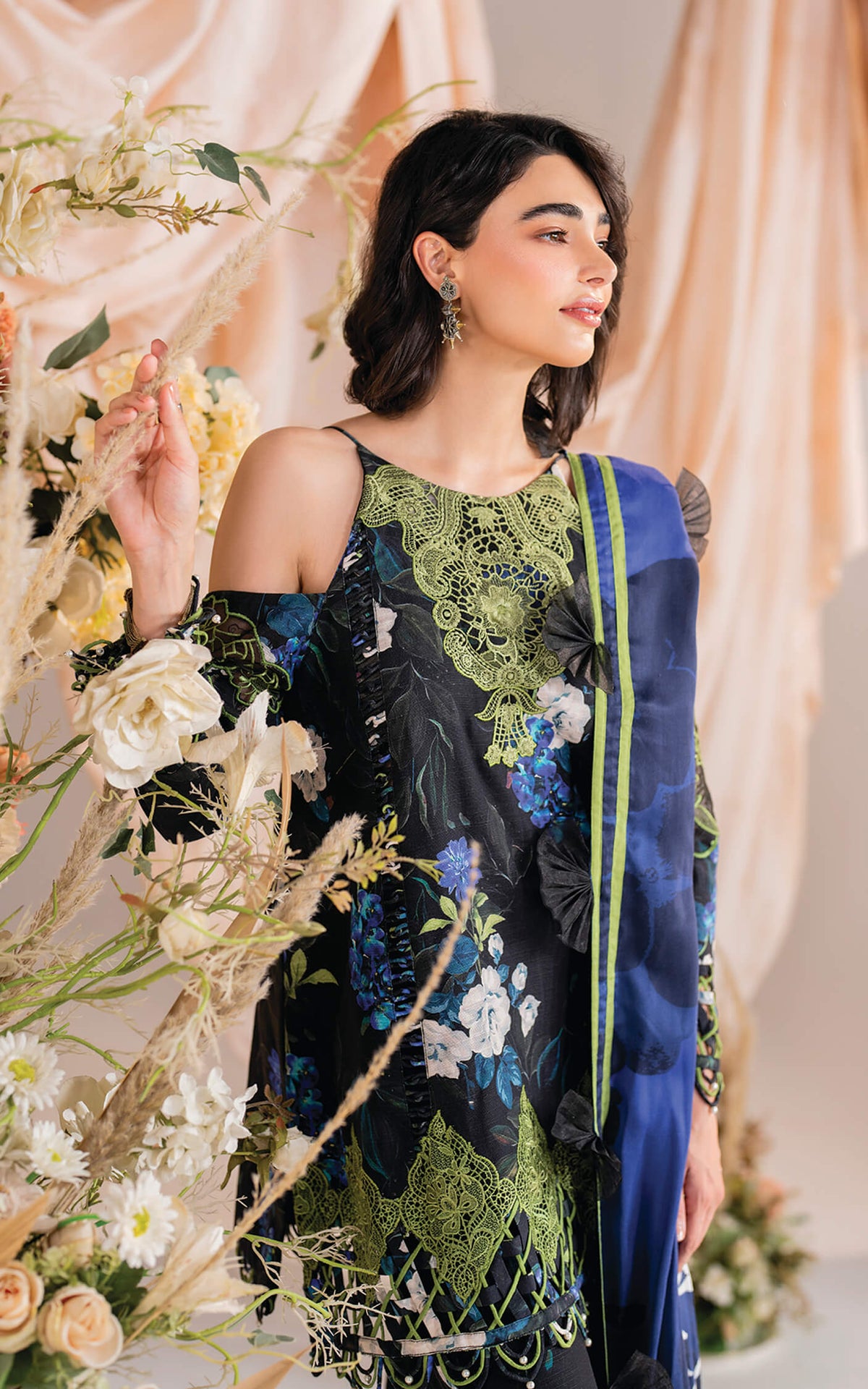 Asifa and Nabeel | Winter Meraki 24 | Midnight-MW-02 by Asifa and Nabeel - Designer Dress - Type: Ladies Clothes - Available at Libayah - 100% Original