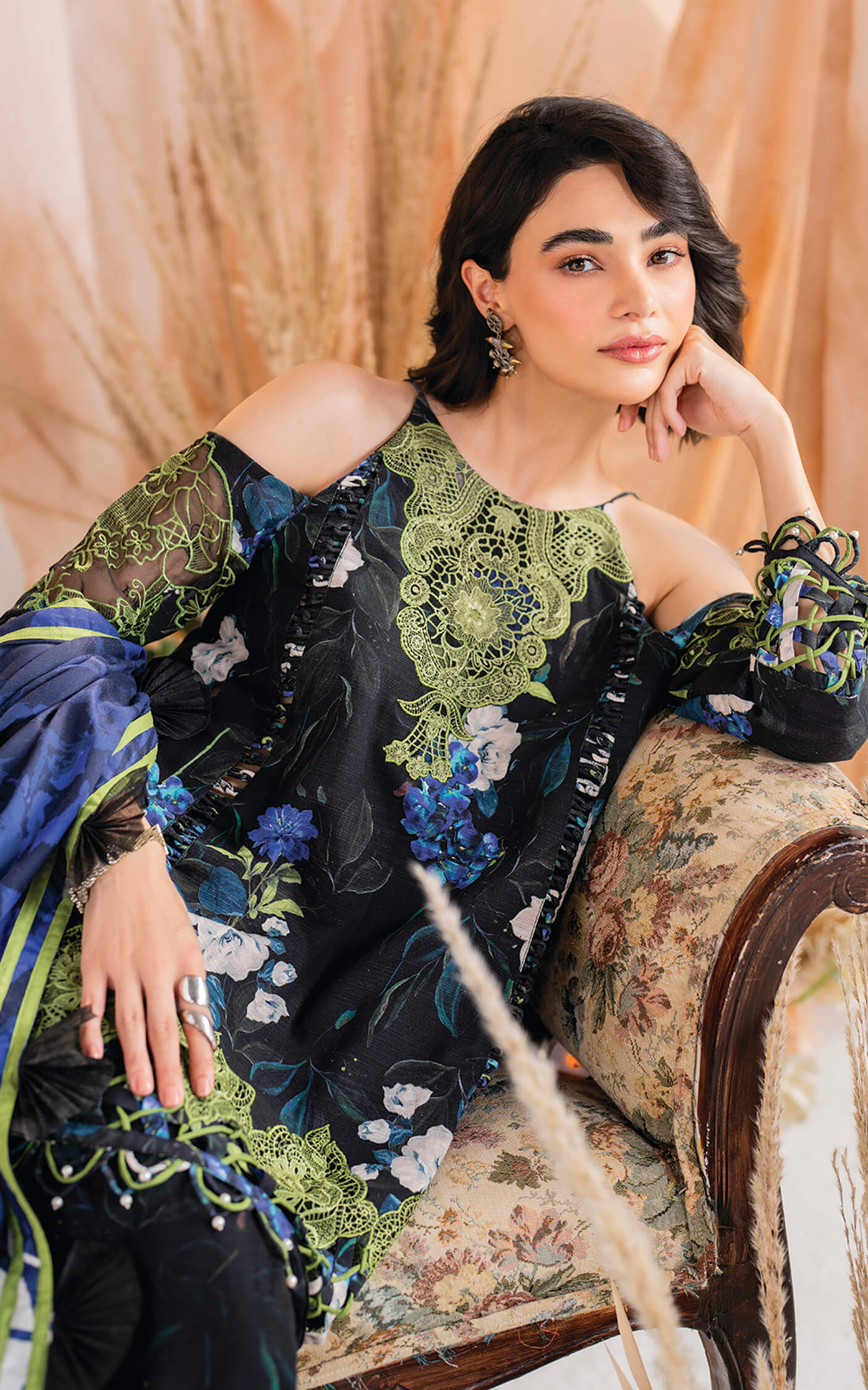 Asifa and Nabeel | Winter Meraki 24 | Midnight-MW-02 by Asifa and Nabeel - Designer Dress - Type: Ladies Clothes - Available at Libayah - 100% Original