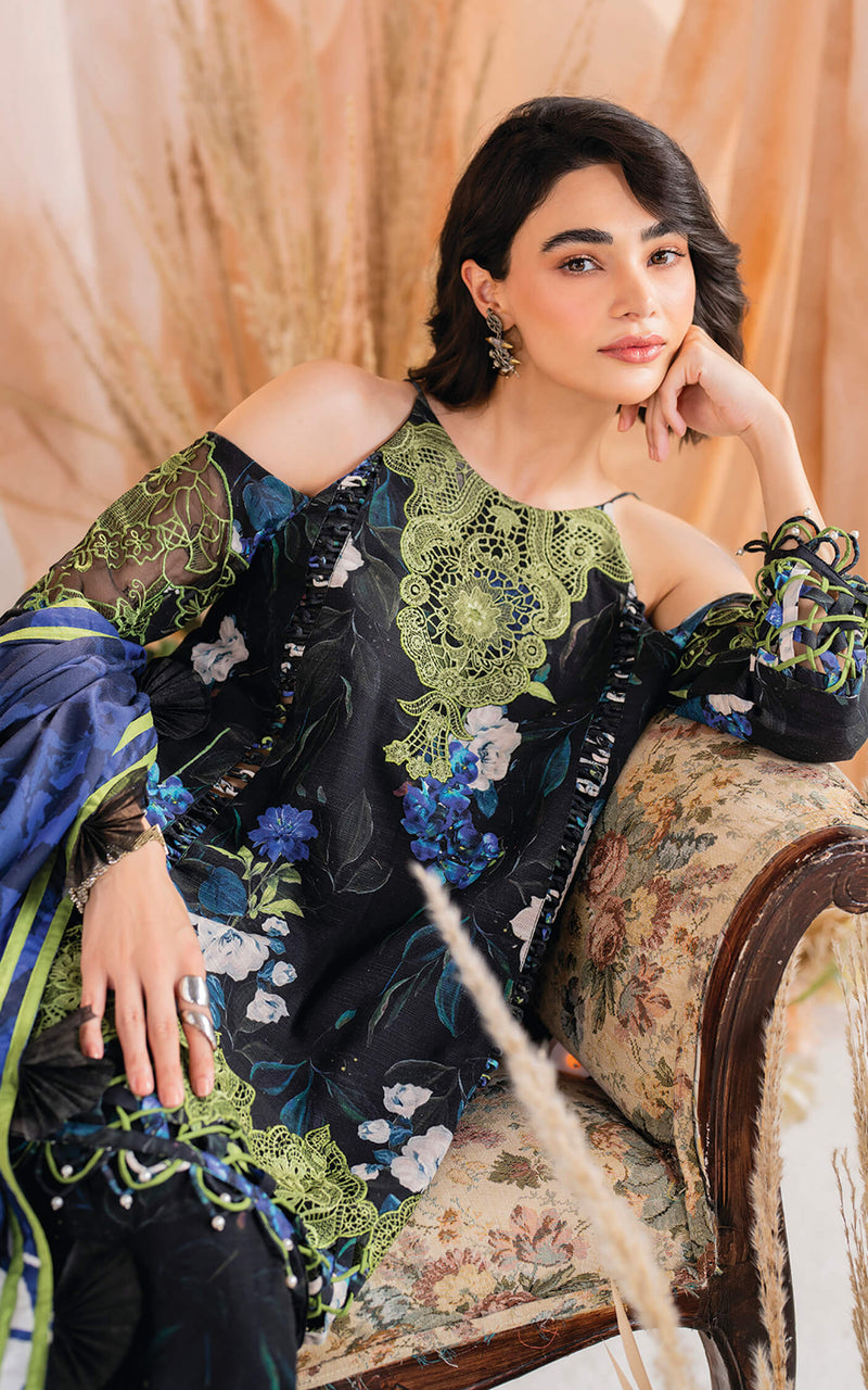 Asifa and Nabeel | Winter Meraki 24 | Midnight-MW-02 by Asifa and Nabeel - Designer Dress - Type: Ladies Clothes - Available at Libayah - 100% Original