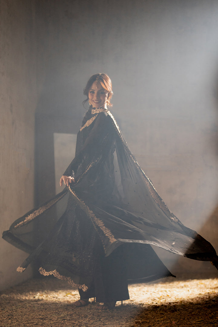 Azure | Ensembles Embroidered Formals | Midnight Veil by Azure - Designer Dress - Type: Ladies Clothes - Available at Libayah - 100% Original