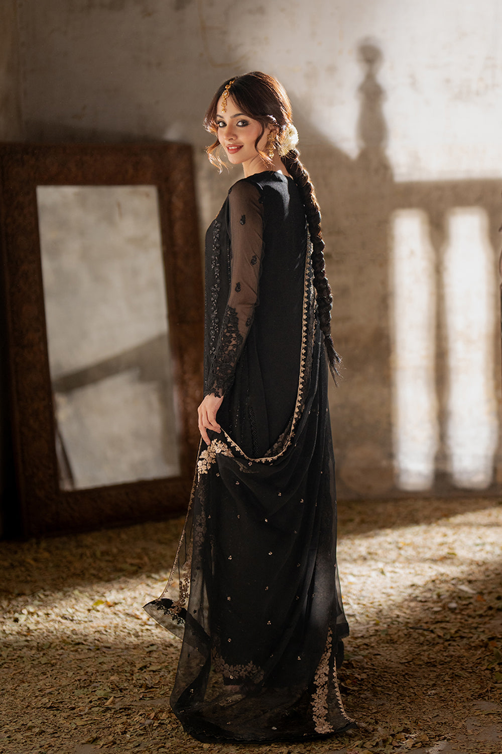 Azure | Ensembles | Midnight Veil by Azure - Designer Dress  - Type : Ladies Clothes - Available at Libayah - 100% Original 