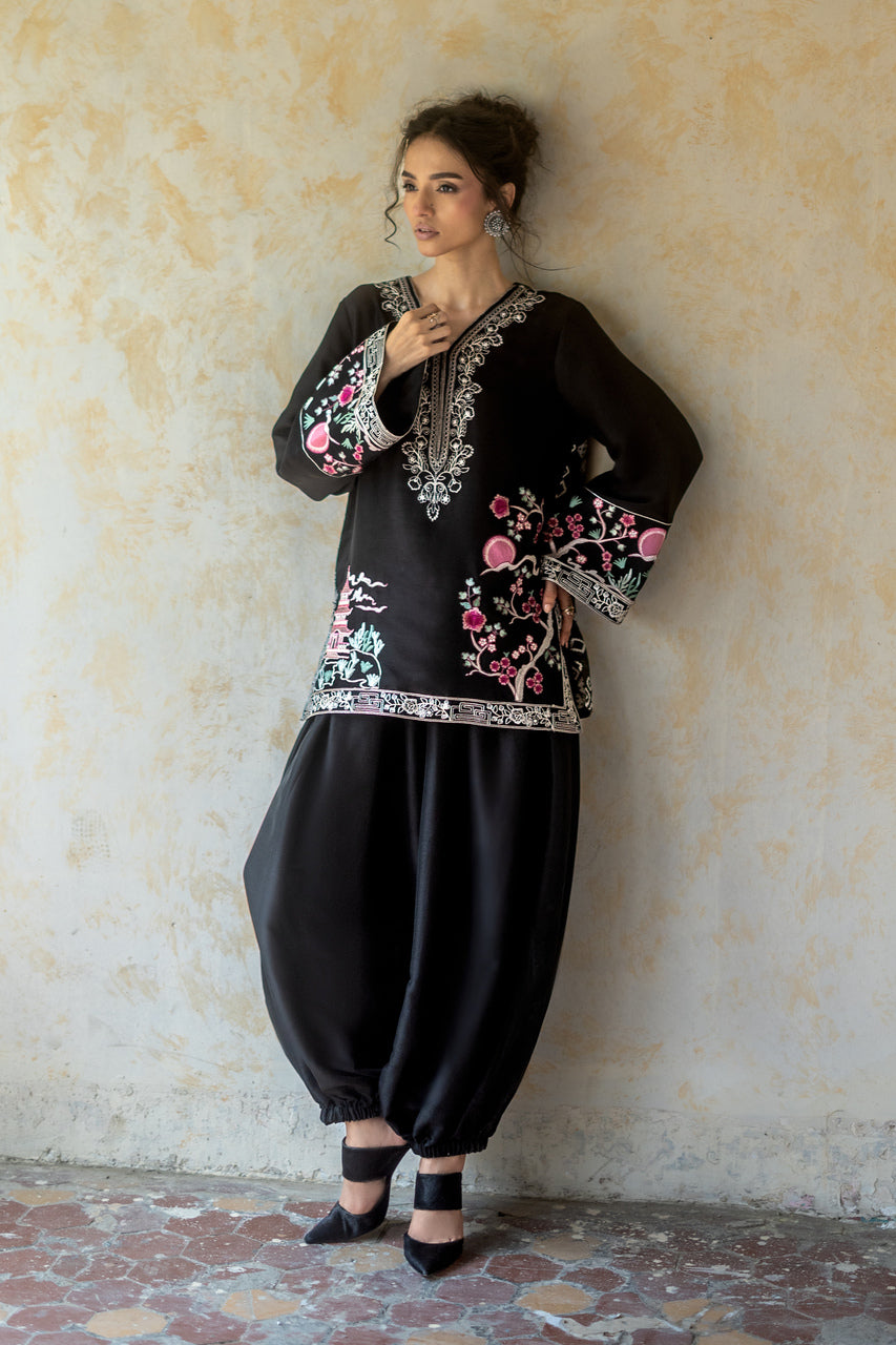 Zainab Chottani | Summer Edition 26 | Midnight Reverie by Zainab Chottani - Designer Dress  - Type : Ladies Clothes - Available at Libayah - 100% Original 