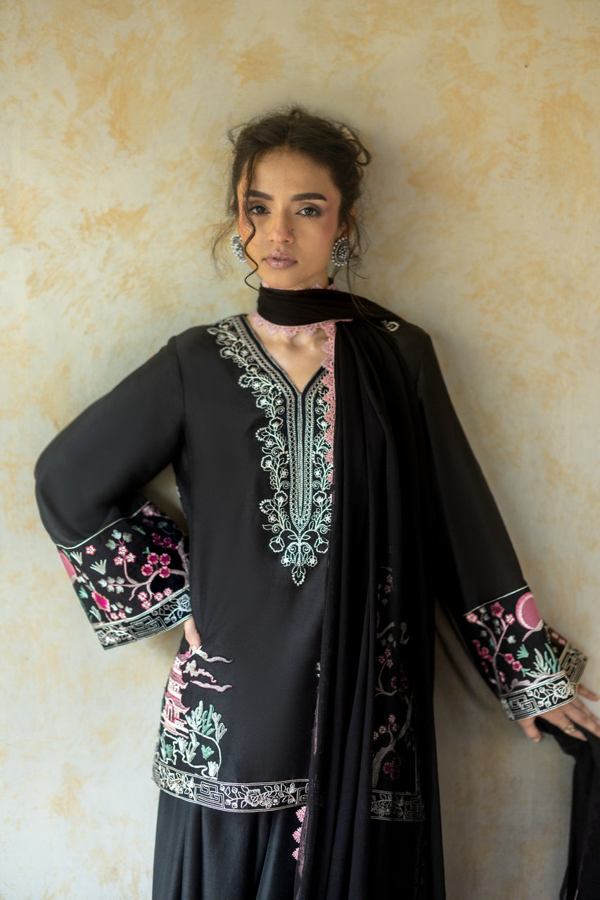 Zainab Chottani | Summer Edition 26 | Midnight Reverie by Zainab Chottani - Designer Dress  - Type : Ladies Clothes - Available at Libayah - 100% Original 