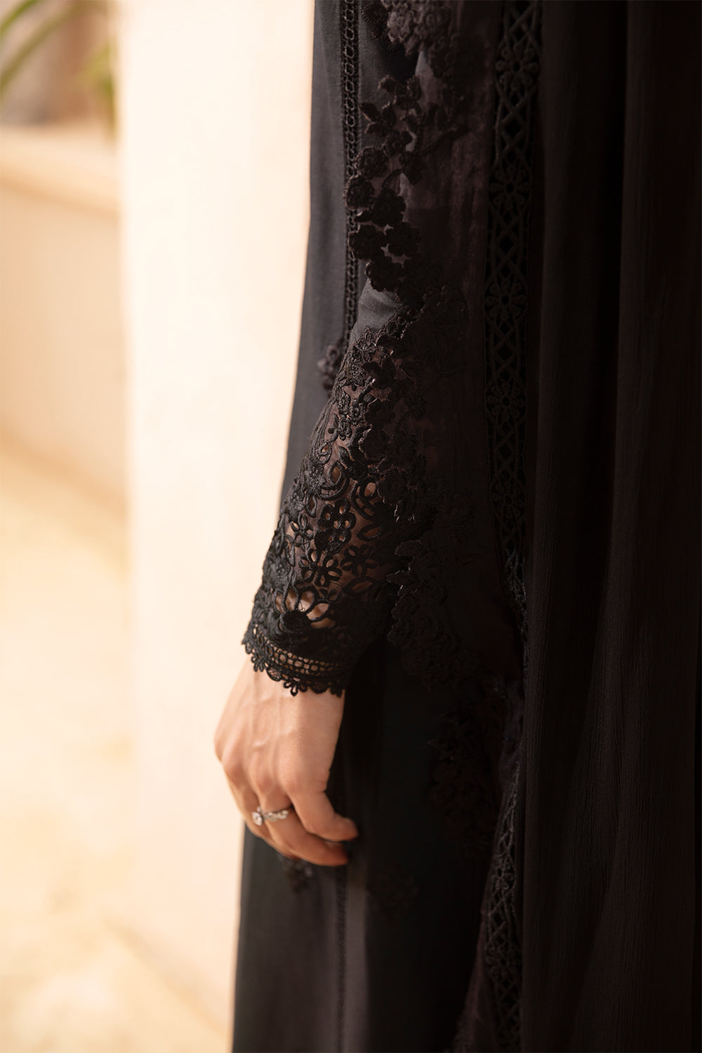 Azure | Luxury Premium Cambric 24 | Midnight Rose by Azure - Designer Dress - Type: Luxury - Available at Libayah - 100% Original