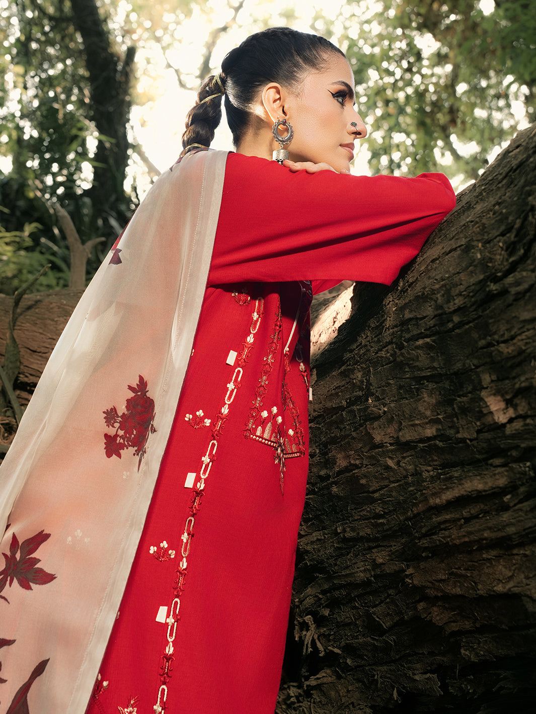 Hemstitch | The Garden Lawn | Midnight Rose by Hemstitch - Designer Dress  - Type : Ladies Clothes - Available at Libayah - 100% Original 