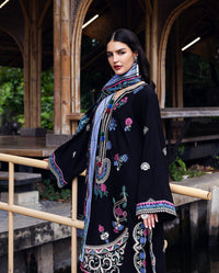 Mushq | Hemline Karandi | Midnight Rune by Mushq - Designer Dress - Type : Ladies Clothes - Available at Libayah - 100% Original 