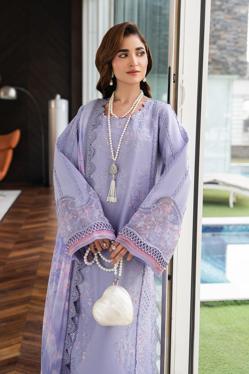 Rangrasiya | Carnation Eid Edit 26 | Mila by Rangrasiya - Designer Dress  - Type : Ladies Clothes - Available at Libayah - 100% Original 