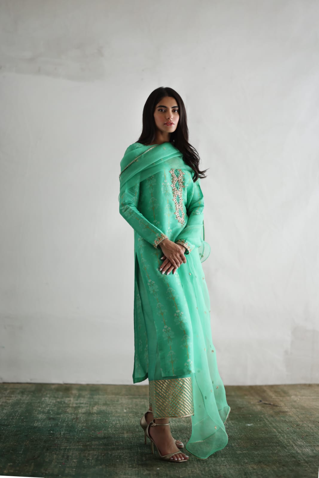 Mina Hasan | Luxury Pret | MHLP-1265 by Mina Hasan - Designer Dress - Type: Ladies Clothes - Available at Libayah - 100% Original