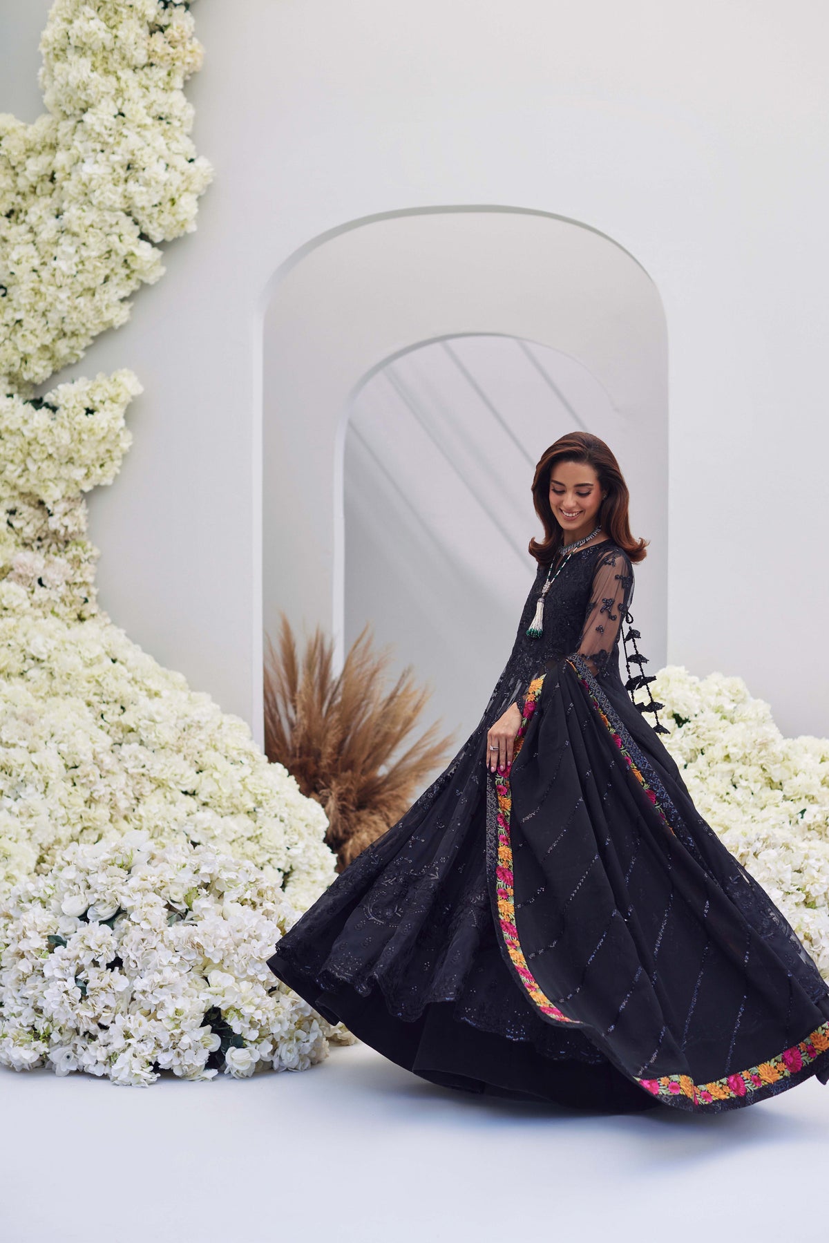 Mina Hasan | Luxury Pret | Sahar by Mina Hasan - Designer Dress - Type: Ladies Clothes - Available at Libayah - 100% Original