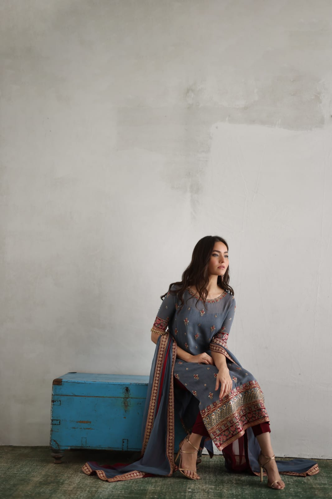 Mina Hasan | Luxury Pret | MHLP-1256 by Mina Hasan - Designer Dress - Type: Ladies Clothes - Available at Libayah - 100% Original