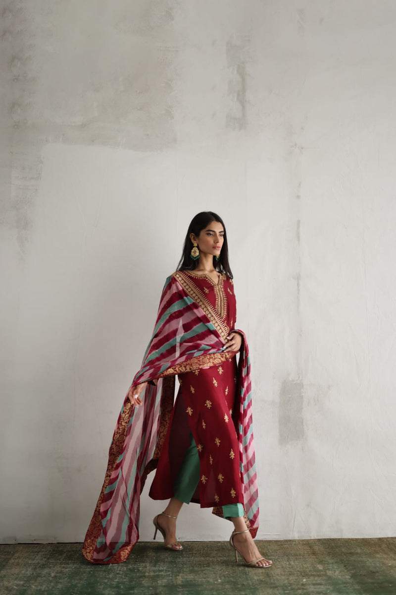 Mina Hasan | Luxury Pret | MHLP-1255 by Mina Hasan - Designer Dress - Type: Ladies Clothes - Available at Libayah - 100% Original