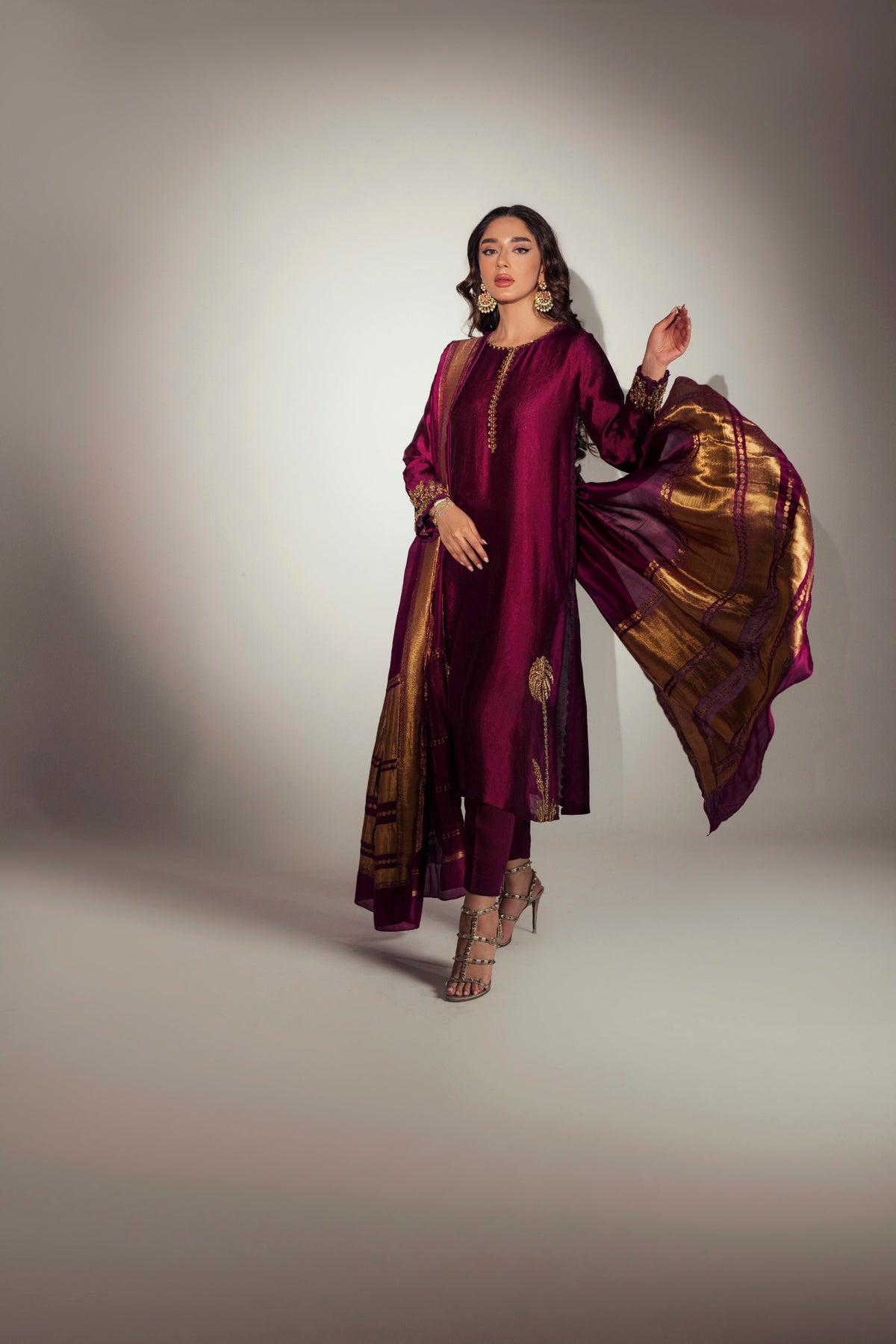 Mina Hasan | Luxury Pret | MHLP-1271 by Mina Hasan - Designer Dress - Type: Ladies Clothes - Available at Libayah - 100% Original