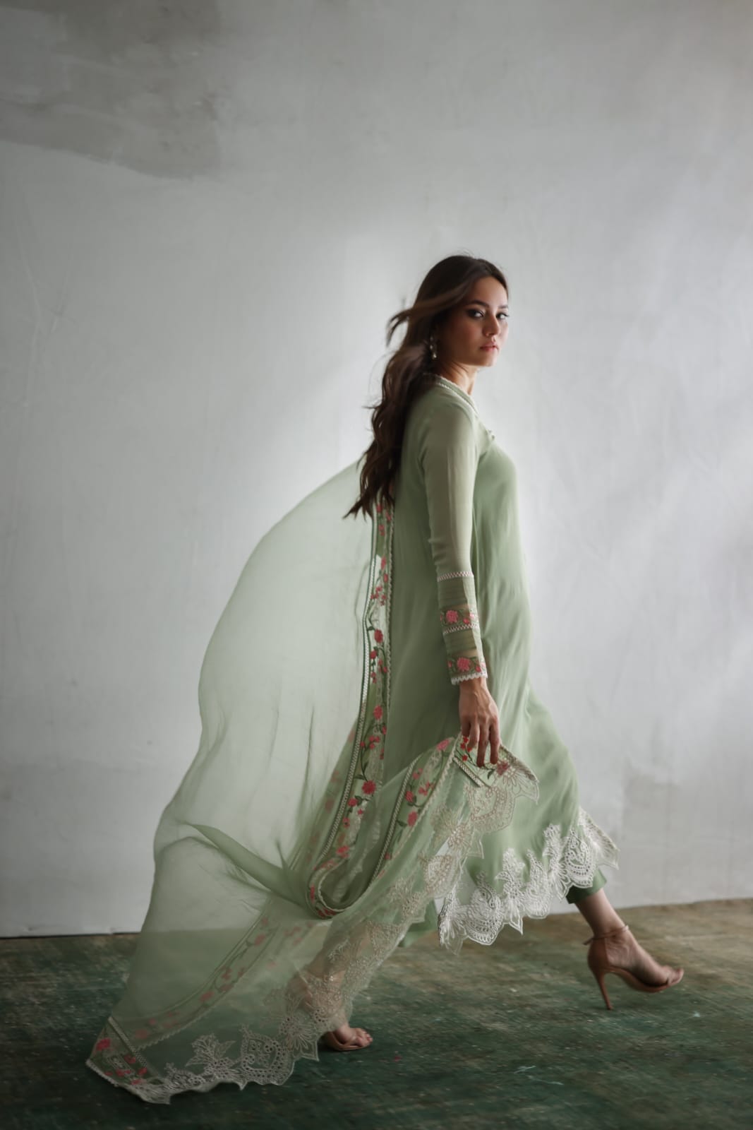 Mina Hasan | Luxury Pret | MHLP-1258 by Mina Hasan - Designer Dress - Type: Ladies Clothes - Available at Libayah - 100% Original