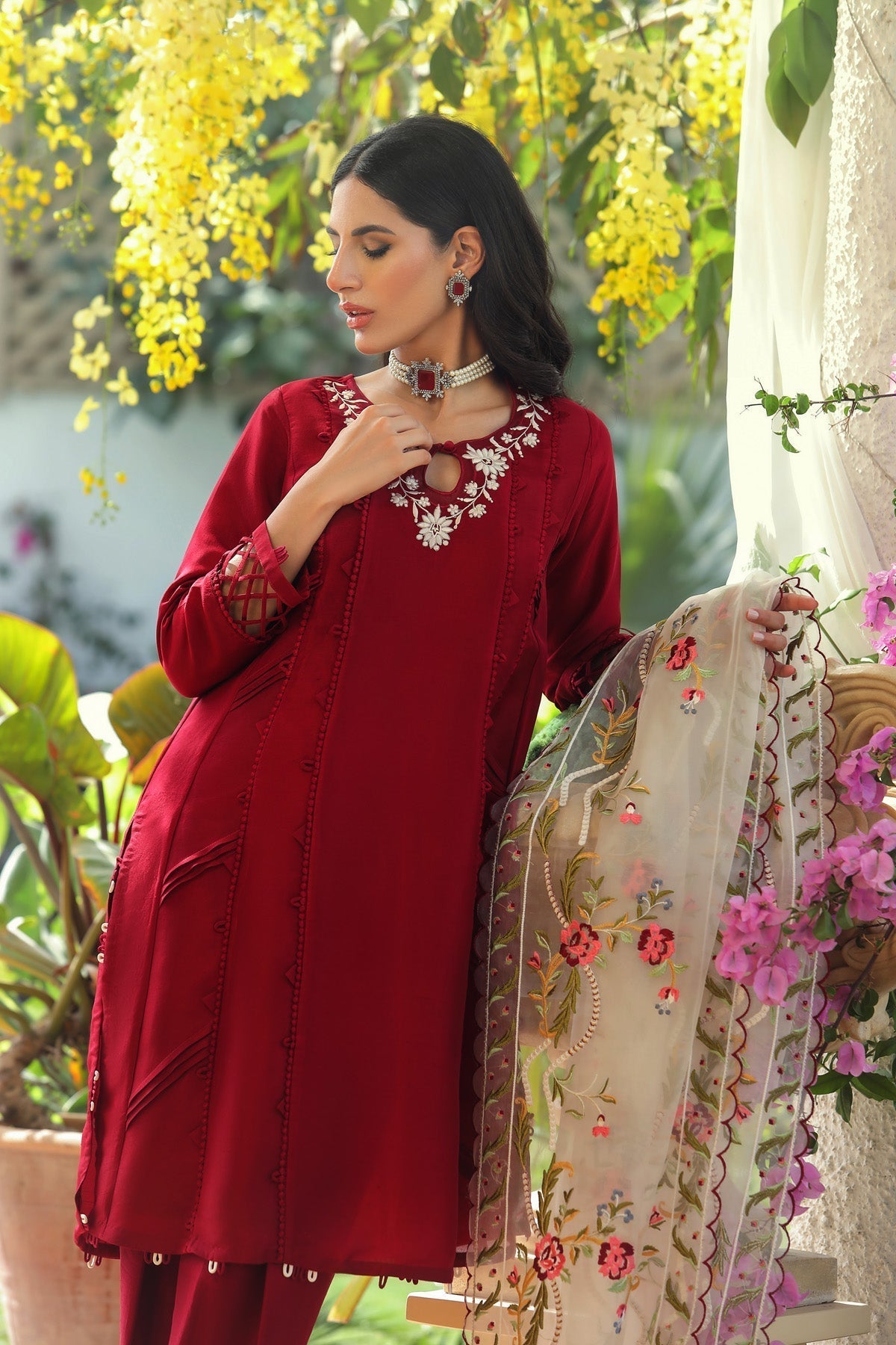 Mina Hasan | Luxury Pret | MHLP-1224 by Mina Hasan - Designer Dress - Type: Ladies Clothes - Available at Libayah - 100% Original