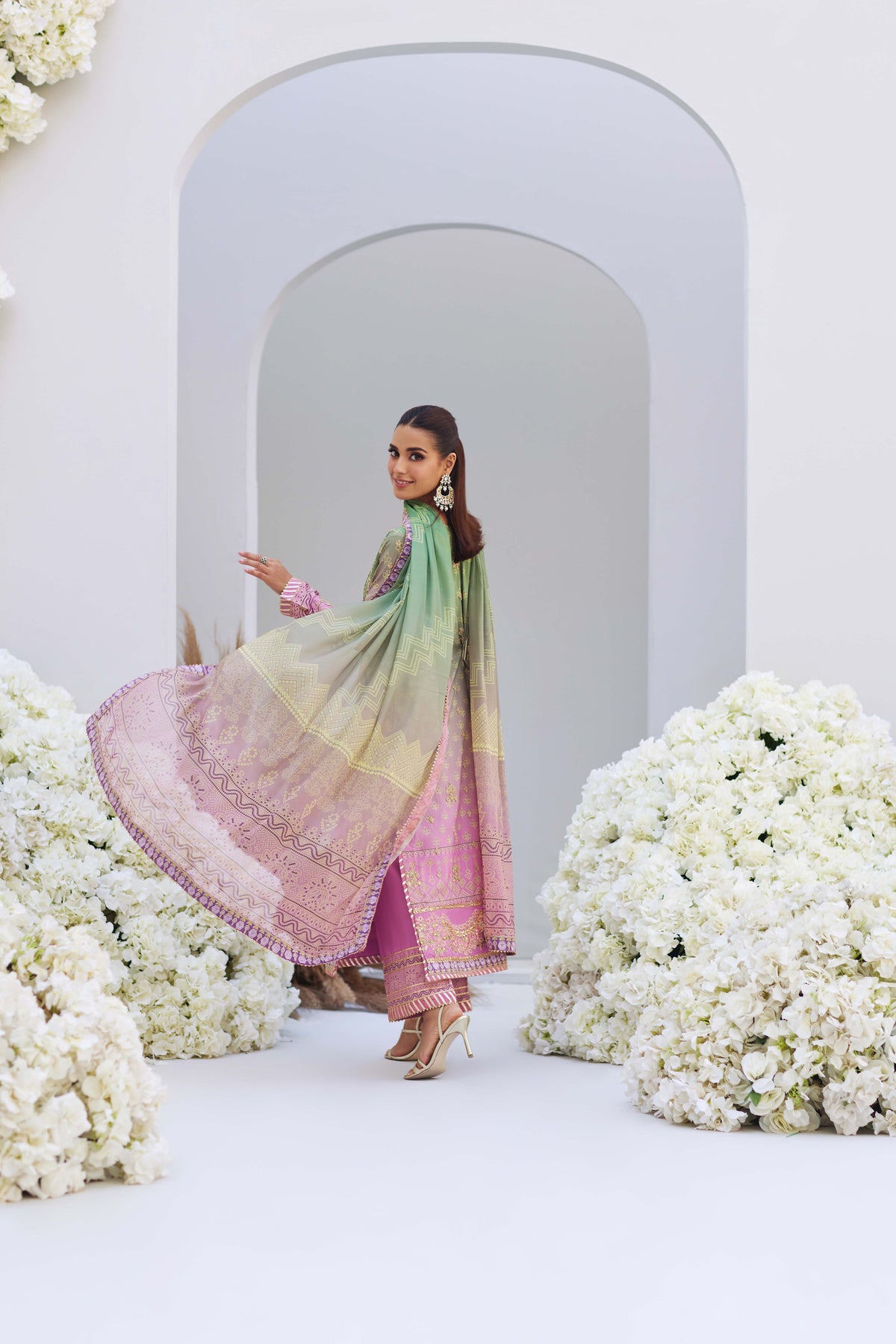 Mina Hasan | Luxury Pret | Leila by Mina Hasan - Designer Dress - Type: Ladies Clothes - Available at Libayah - 100% Original