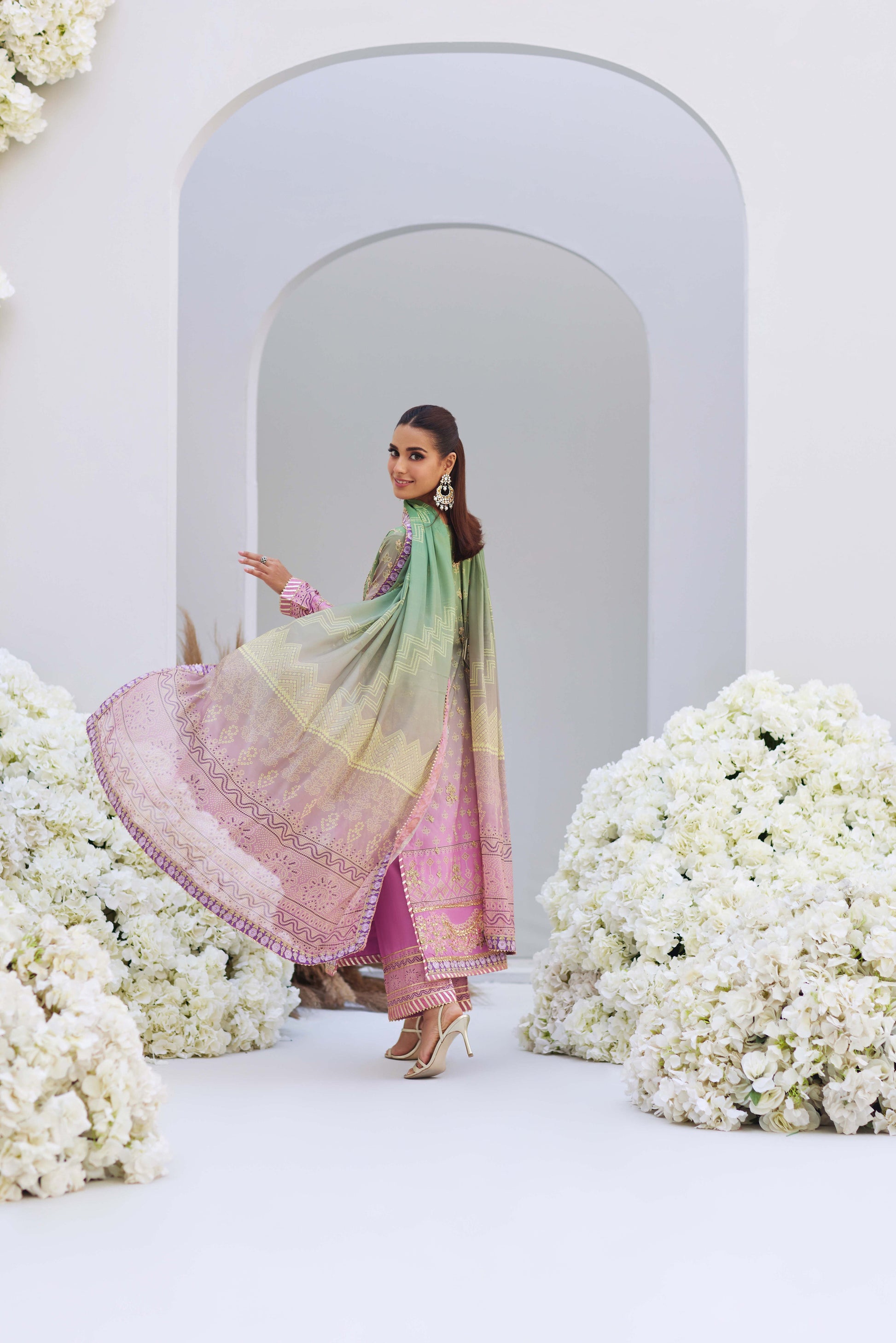 Mina Hasan | Luxury Pret | Leila by Mina Hasan - Designer Dress - Type: Ladies Clothes - Available at Libayah - 100% Original