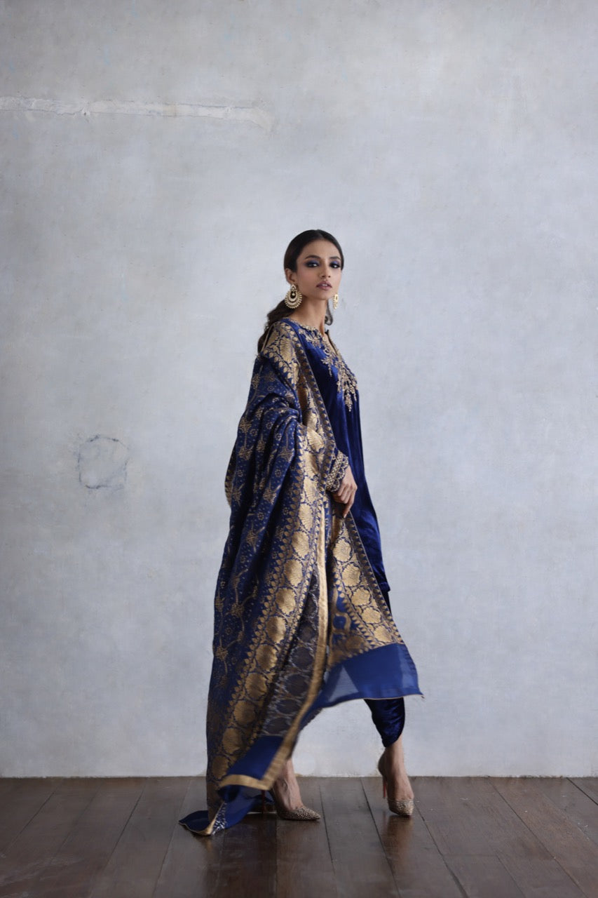 Mina Hasan | Luxury Pret | MHLP-1243 by Mina Hasan - Designer Dress - Type: Ladies Clothes - Available at Libayah - 100% Original