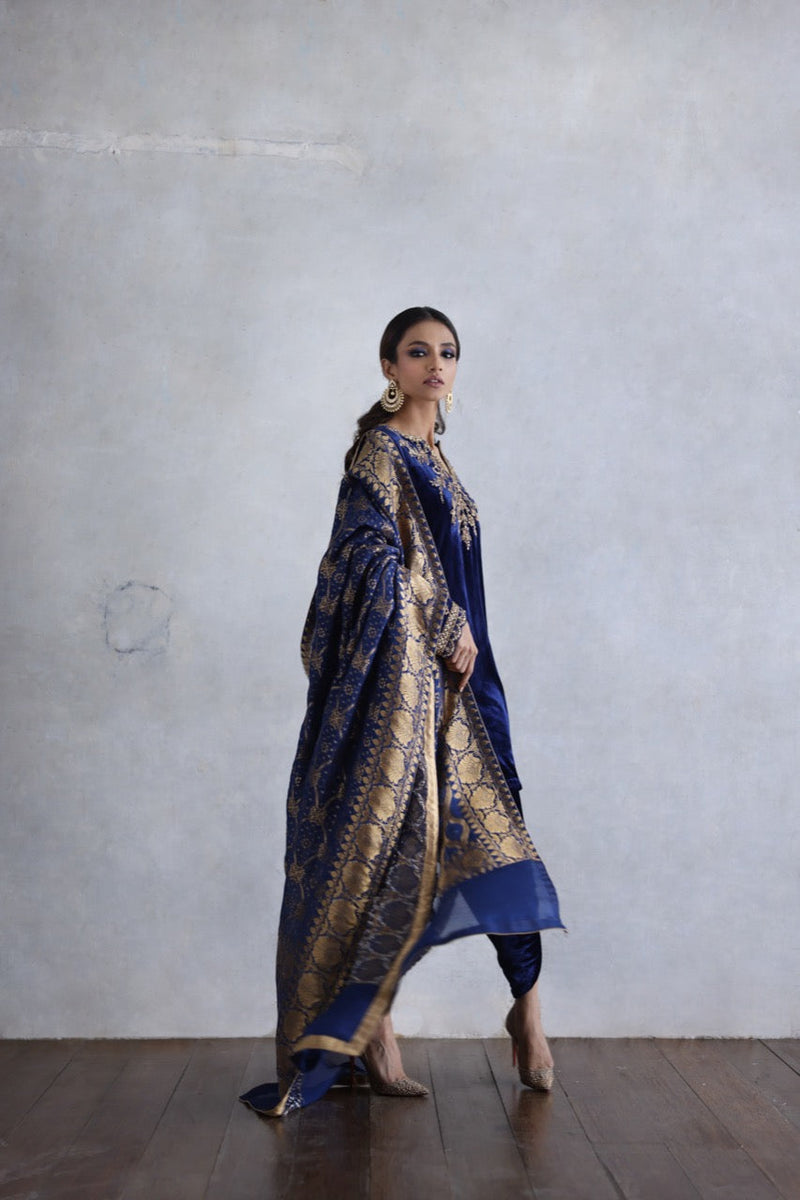 Mina Hasan | Luxury Pret | MHLP-1243 by Mina Hasan - Designer Dress - Type: Ladies Clothes - Available at Libayah - 100% Original