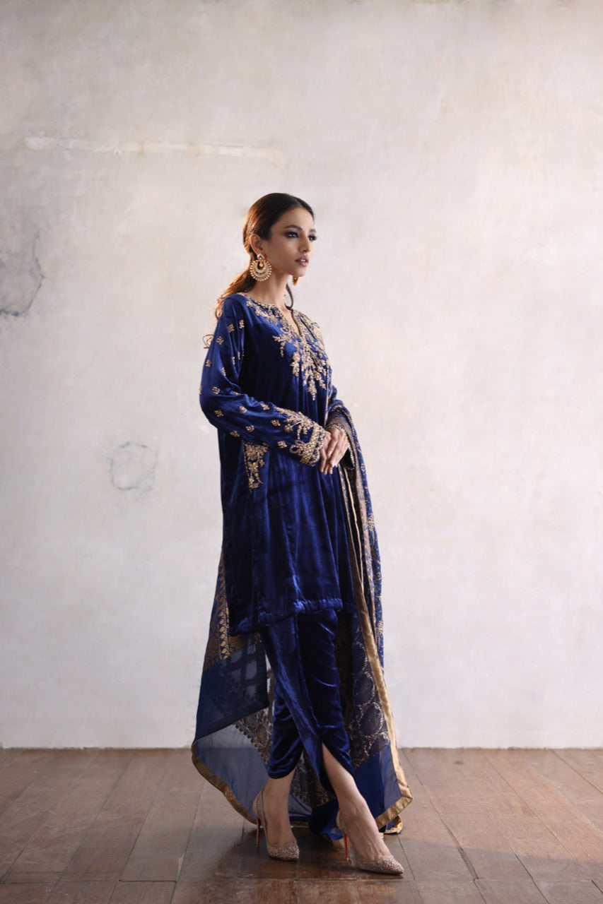 Mina Hasan | Luxury Pret | MHLP-1243 by Mina Hasan - Designer Dress - Type: Ladies Clothes - Available at Libayah - 100% Original