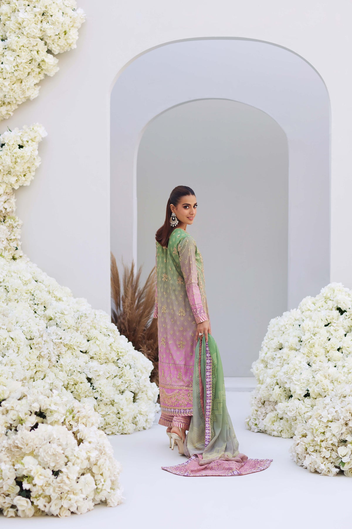 Mina Hasan | Luxury Pret | Leila by Mina Hasan - Designer Dress - Type: Ladies Clothes - Available at Libayah - 100% Original