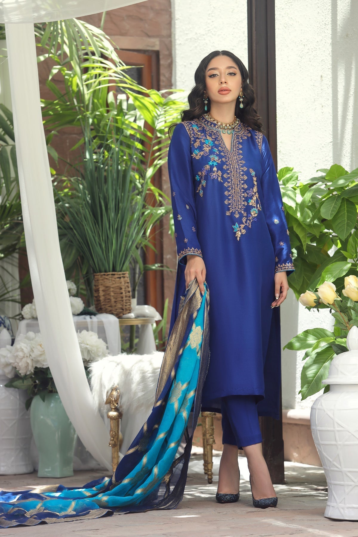 Mina Hasan | Luxury Pret | MHLP-1230 by Mina Hasan - Designer Dress - Type: Ladies Clothes - Available at Libayah - 100% Original