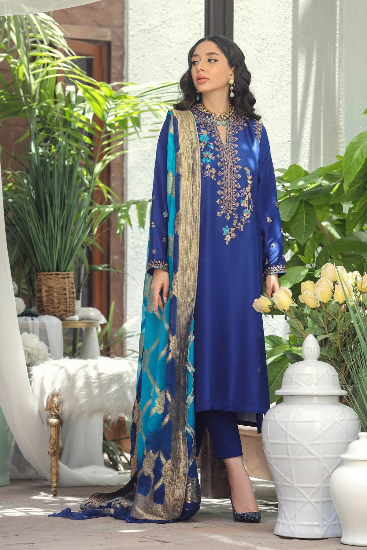 Mina Hasan | Luxury Pret | MHLP-1230 by Mina Hasan - Designer Dress - Type: Ladies Clothes - Available at Libayah - 100% Original