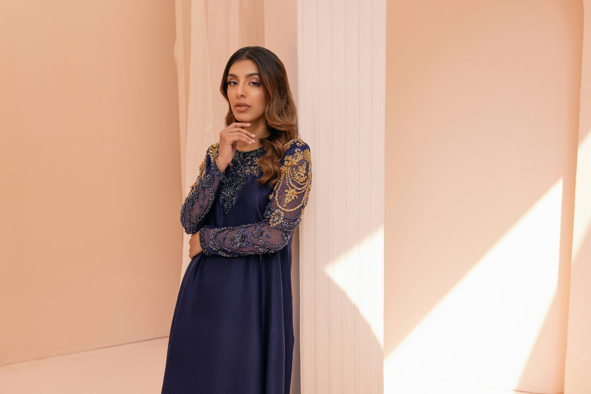 Mina Hasan | Luxury Pret | MHLP-1286 by Mina Hasan - Designer Dress - Type: Ladies Clothes - Available at Libayah - 100% Original