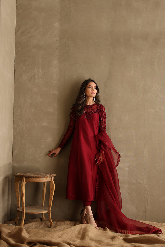 Mina Hasan | Luxury Pret | MHLP-1244 by Mina Hasan - Designer Dress - Type: Ladies Clothes - Available at Libayah - 100% Original