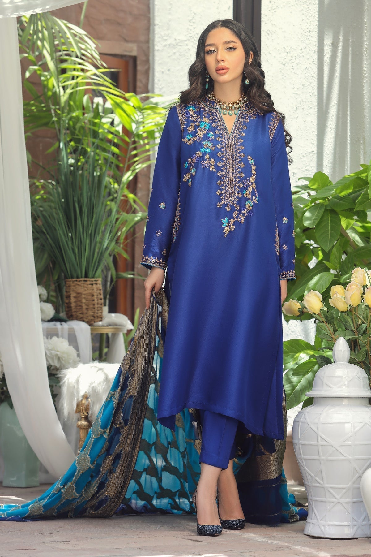 Mina Hasan | Luxury Pret | MHLP-1230 by Mina Hasan - Designer Dress - Type: Ladies Clothes - Available at Libayah - 100% Original