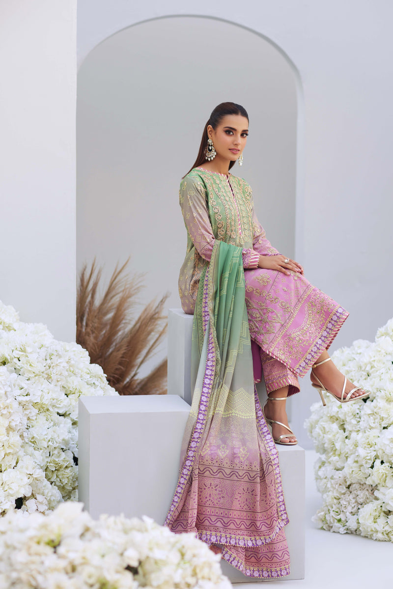 Mina Hasan | Luxury Pret | Leila by Mina Hasan - Designer Dress - Type: Ladies Clothes - Available at Libayah - 100% Original