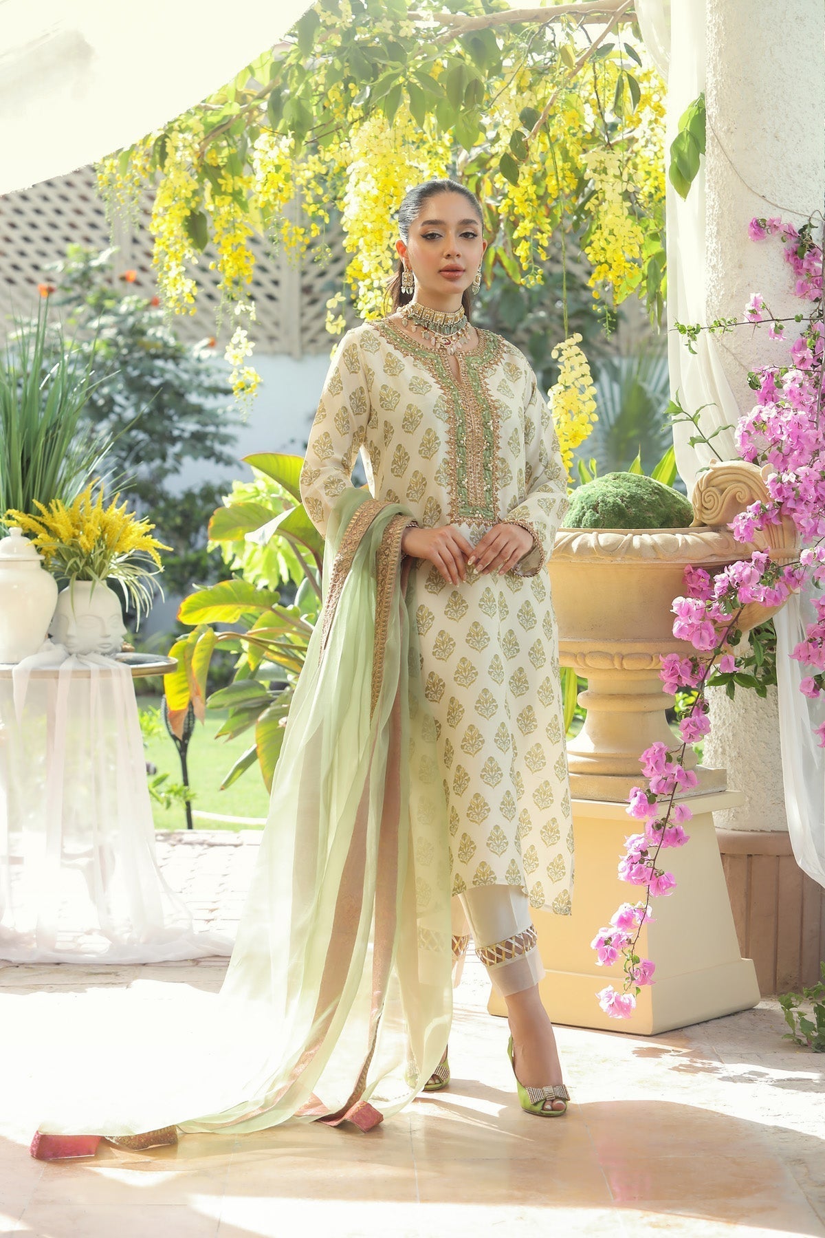 Mina Hasan | Luxury Pret | MHLP-1225 by Mina Hasan - Designer Dress - Type: Ladies Clothes - Available at Libayah - 100% Original
