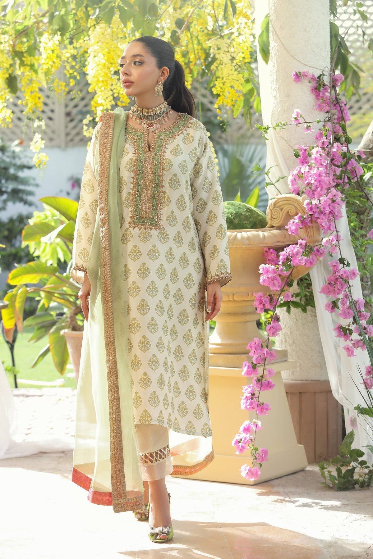 Mina Hasan | Luxury Pret | MHLP-1225 by Mina Hasan - Designer Dress - Type: Ladies Clothes - Available at Libayah - 100% Original