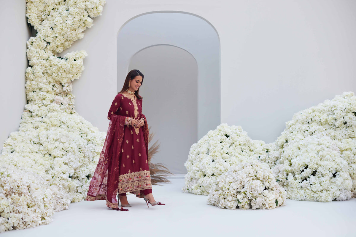 Mina Hasan | Luxury Pret | Maya by Mina Hasan - Designer Dress - Type: Ladies Clothes - Available at Libayah - 100% Original