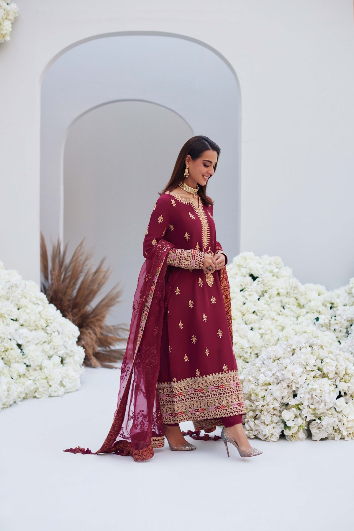 Mina Hasan | Luxury Pret | Maya by Mina Hasan - Designer Dress - Type: Ladies Clothes - Available at Libayah - 100% Original