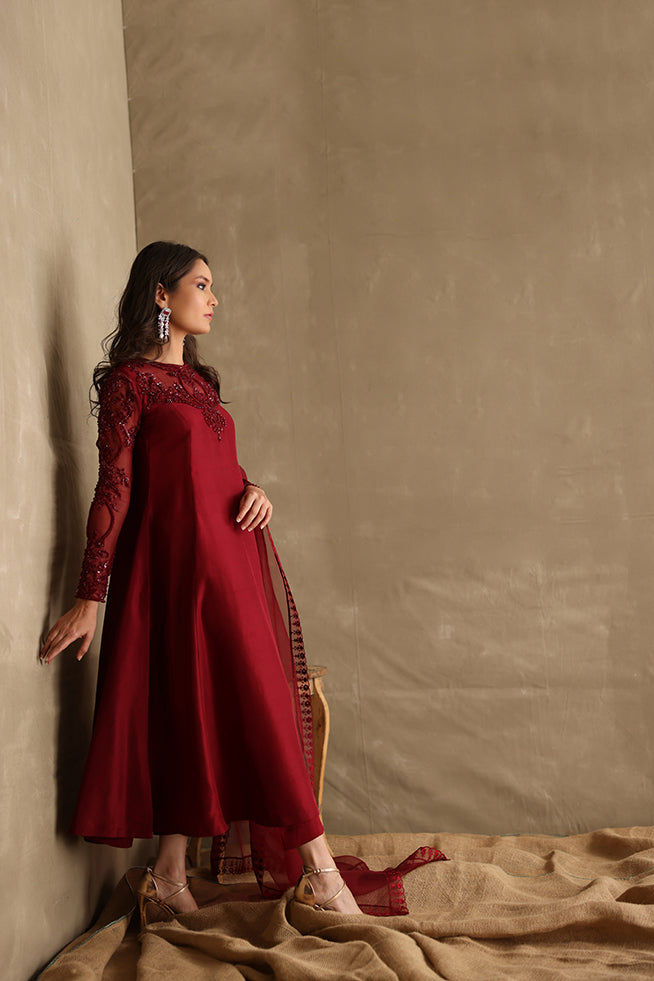 Mina Hasan | Luxury Pret | MHLP-1244 by Mina Hasan - Designer Dress - Type: Ladies Clothes - Available at Libayah - 100% Original