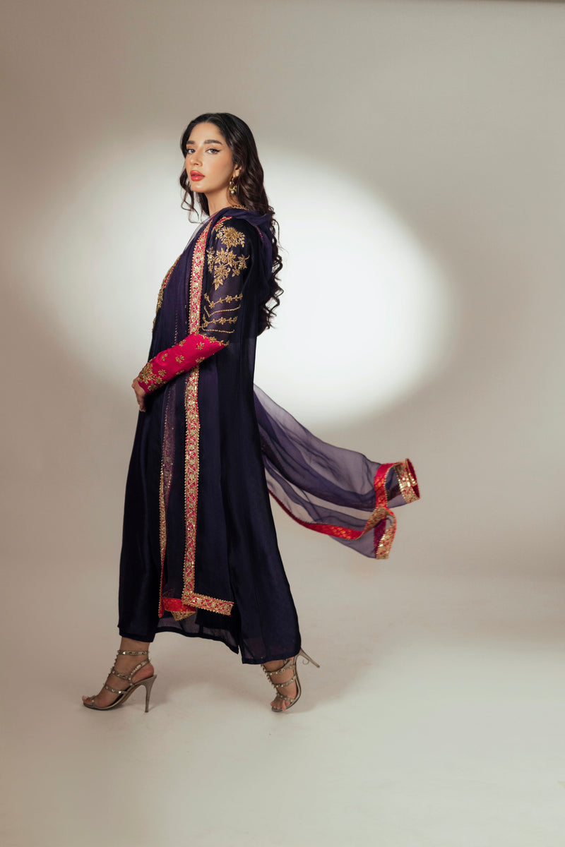 Mina Hasan | Luxury Pret | MHLP-1272 by Mina Hasan - Designer Dress - Type: Ladies Clothes - Available at Libayah - 100% Original