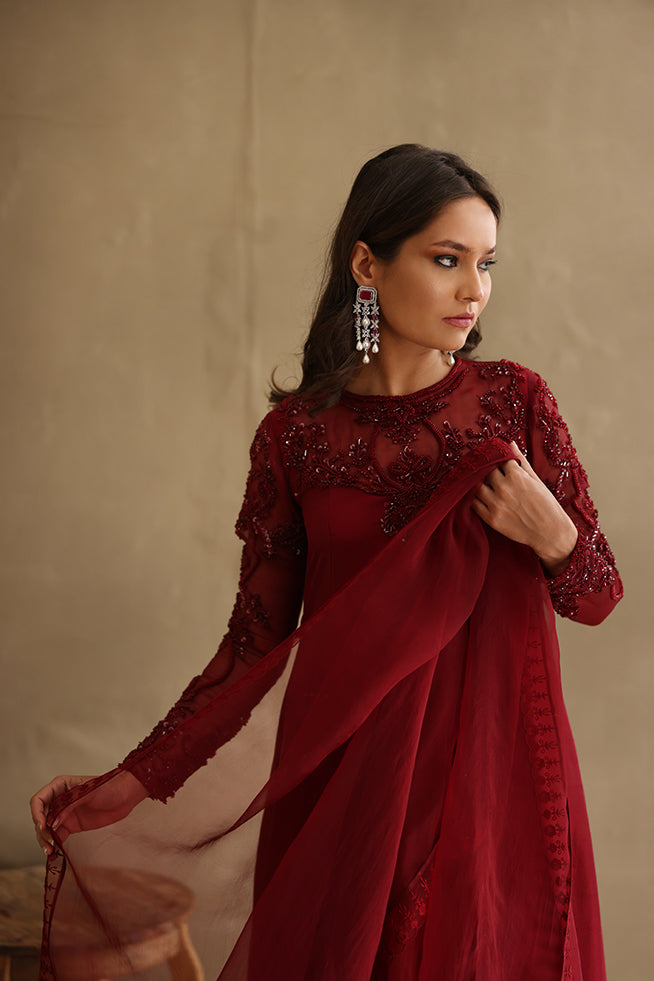 Mina Hasan | Luxury Pret | MHLP-1244 by Mina Hasan - Designer Dress - Type: Ladies Clothes - Available at Libayah - 100% Original