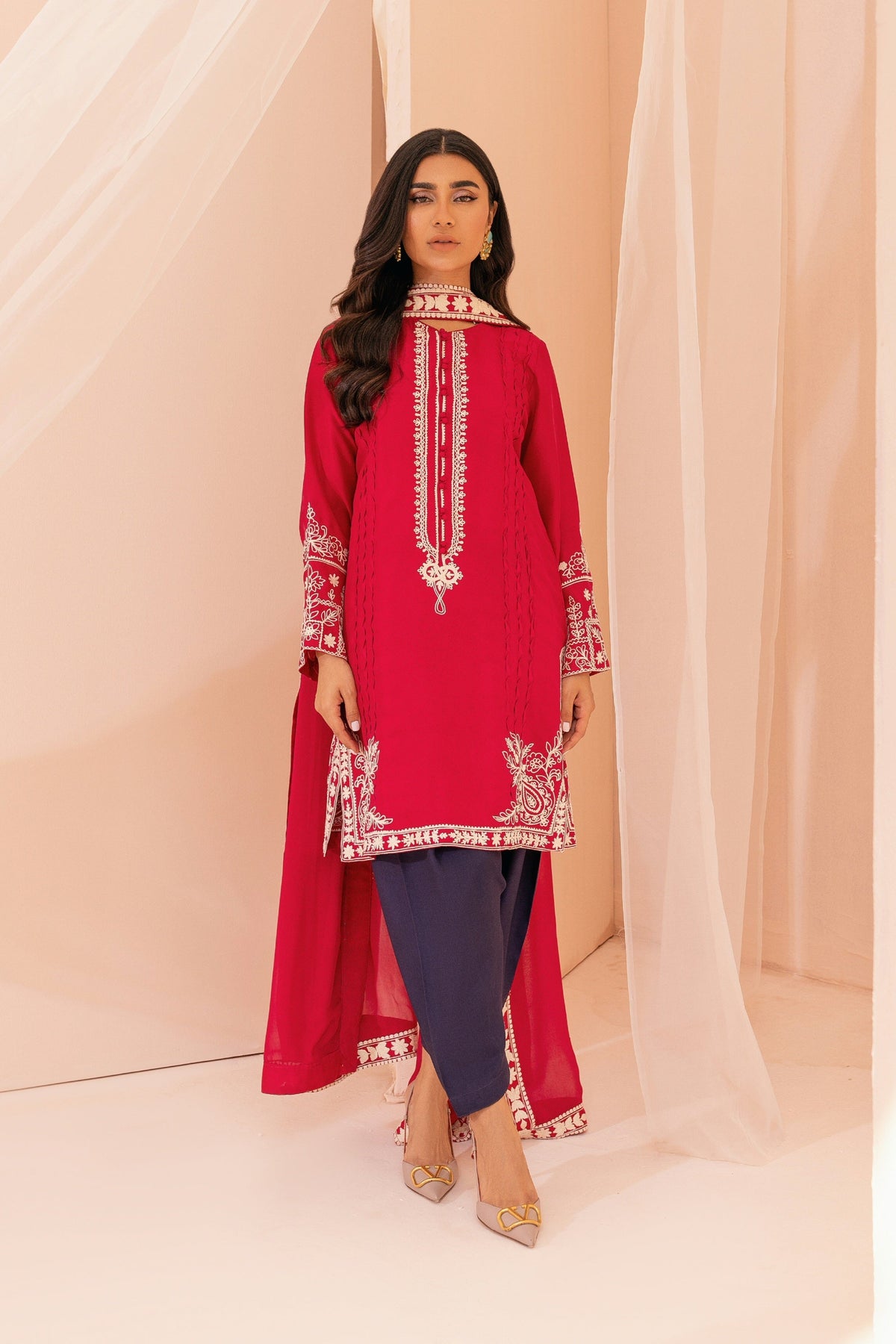 Mina Hasan | Luxury Pret | MHLP-1293 by Mina Hasan - Designer Dress - Type: Ladies Clothes - Available at Libayah - 100% Original