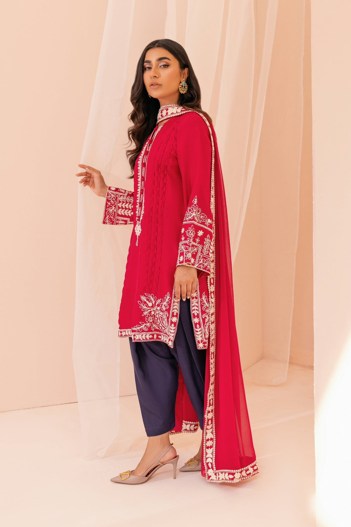 Mina Hasan | Luxury Pret | MHLP-1293 by Mina Hasan - Designer Dress - Type: Ladies Clothes - Available at Libayah - 100% Original