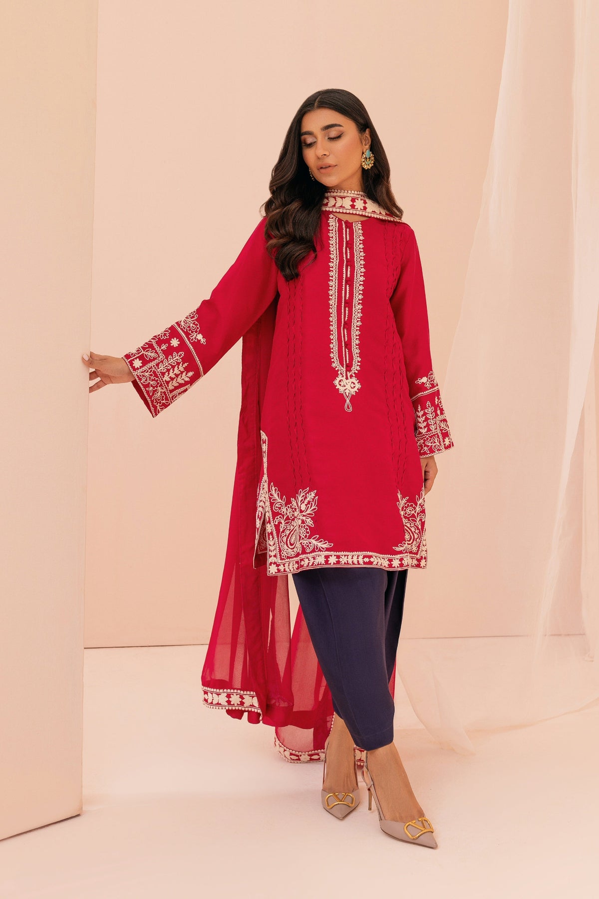 Mina Hasan | Luxury Pret | MHLP-1293 by Mina Hasan - Designer Dress - Type: Ladies Clothes - Available at Libayah - 100% Original