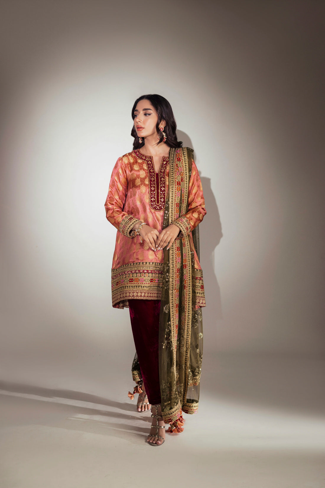 Mina Hasan | Luxury Pret | MHLP-1279 by Mina Hasan - Designer Dress - Type: Ladies Clothes - Available at Libayah - 100% Original