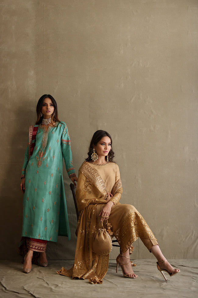 Mina Hasan | Luxury Pret | MHLP-1247 by Mina Hasan - Designer Dress - Type: Ladies Clothes - Available at Libayah - 100% Original
