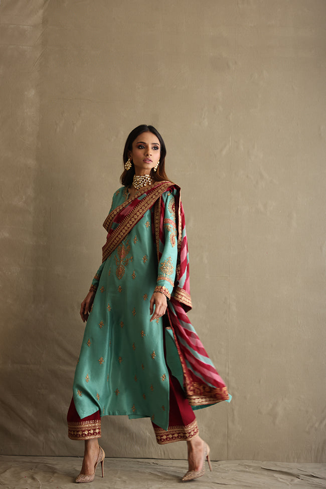 Mina Hasan | Luxury Pret | MHLP-1246 by Mina Hasan - Designer Dress - Type: Ladies Clothes - Available at Libayah - 100% Original