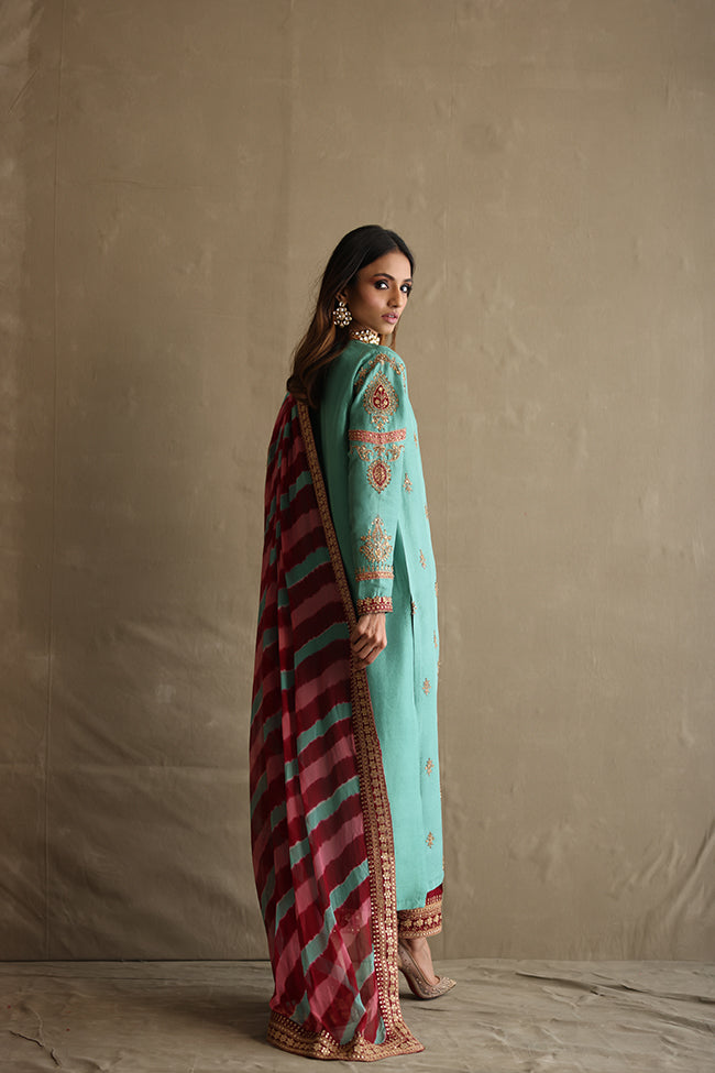 Mina Hasan | Luxury Pret | MHLP-1246 by Mina Hasan - Designer Dress - Type: Ladies Clothes - Available at Libayah - 100% Original